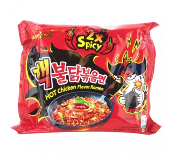 Samyang 2x hot chicken flavor ramen noodles