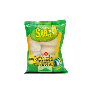 ❄️ GOLDEN SABA Whole Steamed Saba Bananas 454g