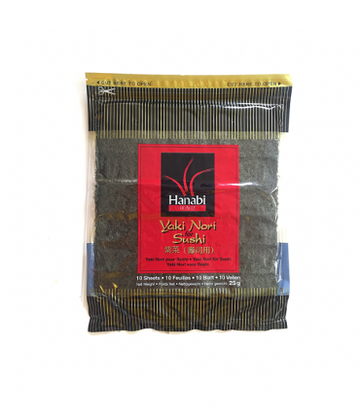 Hanabi Yaki Nori for Sushi 10 sheets - 25 g