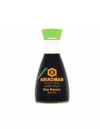 Kikkoman Soy Sauce Less Salt 150 ml