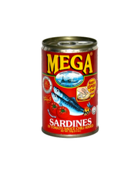 Mega Sardines Tomato Sauce Hot 425 g