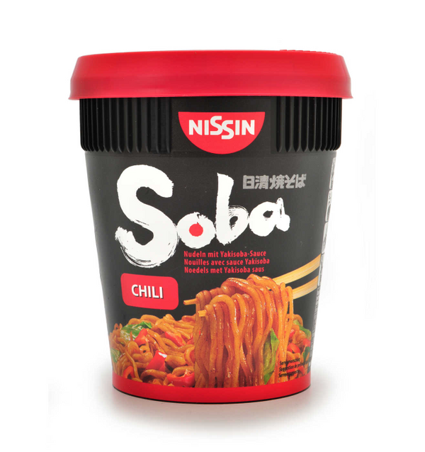 Nissin Soba Chili Cup Noodles 110 g