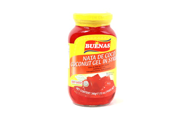 BUENAS Coconut gel nata de coco red 340 g