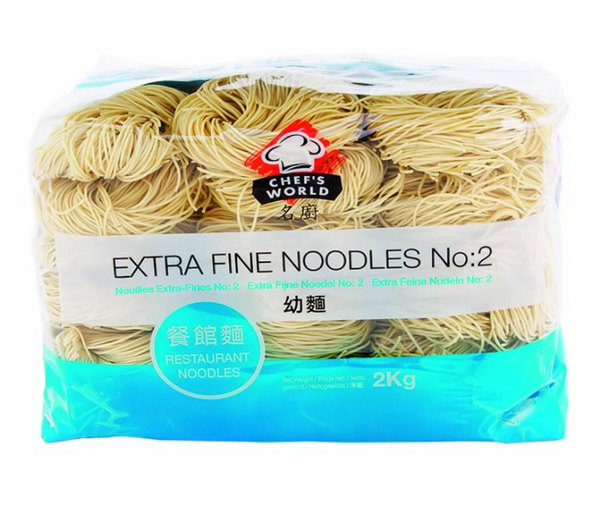 Chef's World Extra Fine Noodles No.2 2 kg