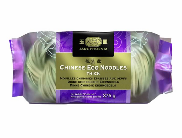 Jade Phoenix Chinese Egg Noodles Thick 375 g