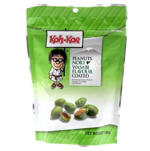 Koh-Kae Peanuts Nori Wasabi Flavour Coated Bag 180 g