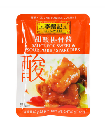 Lee Kum Kee Sauce for Sweet and Sour Pork Porkribs 80g