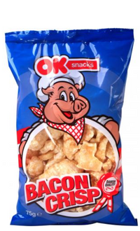 Ok Snacks Bacon Crisp 75 g