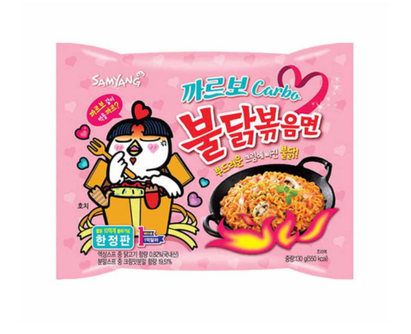 Samyang buldok carbonara hot chicken flavor instant noodles